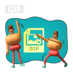 Gif-анимация - КИБЕРшкола программирования для детей, компьютерные курсы для школьников, начинающих и подростков - KIBERone г. Воткинск