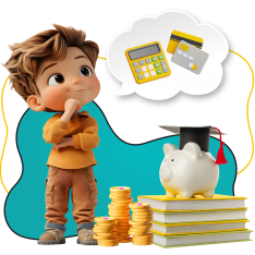 Финансовый интеллект вместе KIBERone - КИБЕРшкола программирования для детей, компьютерные курсы для школьников, начинающих и подростков - KIBERone г. Воткинск