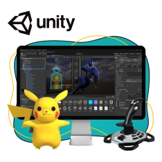 Мир игр на Unity 2D на популярном движке + AI-помощники - КИБЕРшкола программирования для детей, компьютерные курсы для школьников, начинающих и подростков - KIBERone г. Воткинск