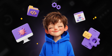 Идеальный сайт с нуля: код, дизайн и AI-помощник - КИБЕРшкола программирования для детей, компьютерные курсы для школьников, начинающих и подростков - KIBERone г. Воткинск